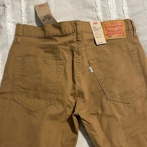 Levi’s new brown khaki 502’s